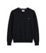 Mens Cotton Crew Neck Jumper Black Gant-2