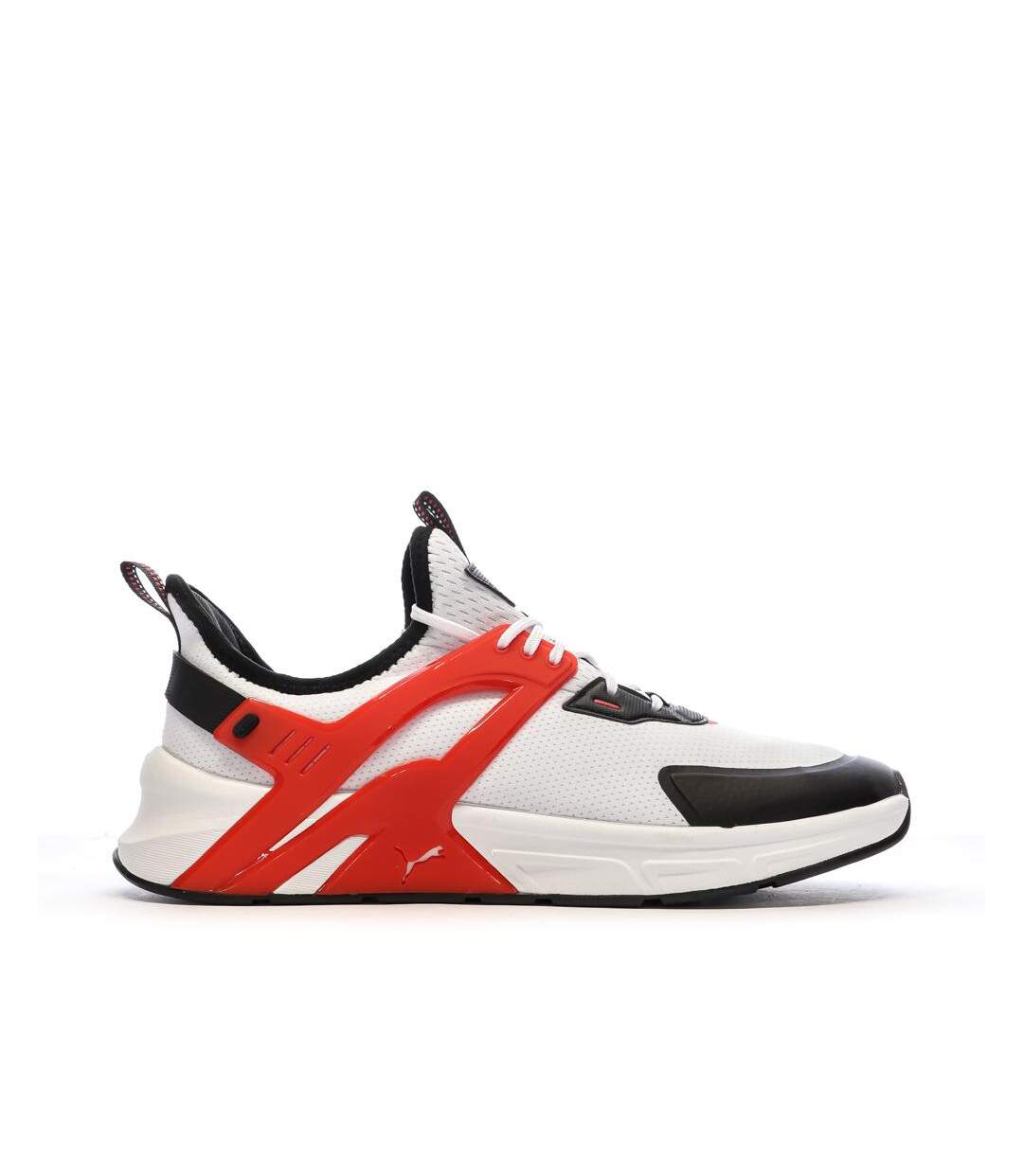 Baskets rouges/blanc/noir homme puma future pacer-2