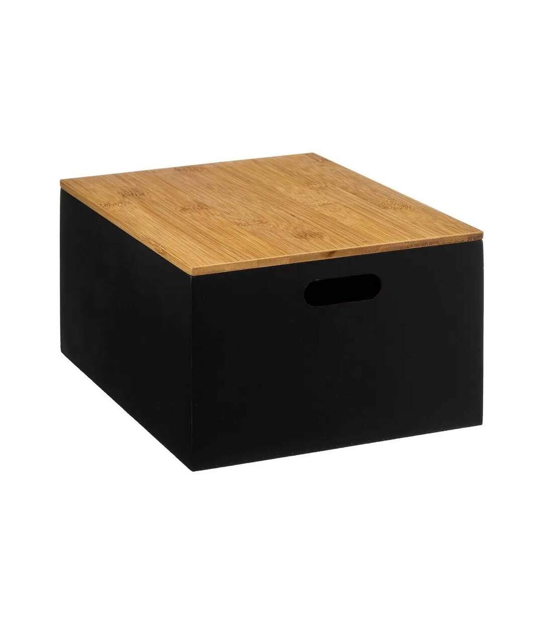 Lot de 3 Boîtes de Rangement Bava 34cm Noir-3