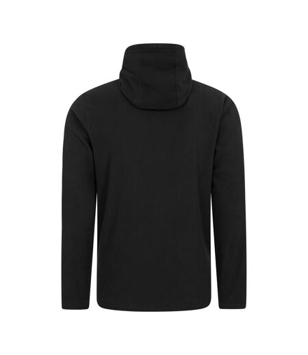 Mens Camber Fleece Full Zip Hoodie Black Mountain Warehouse