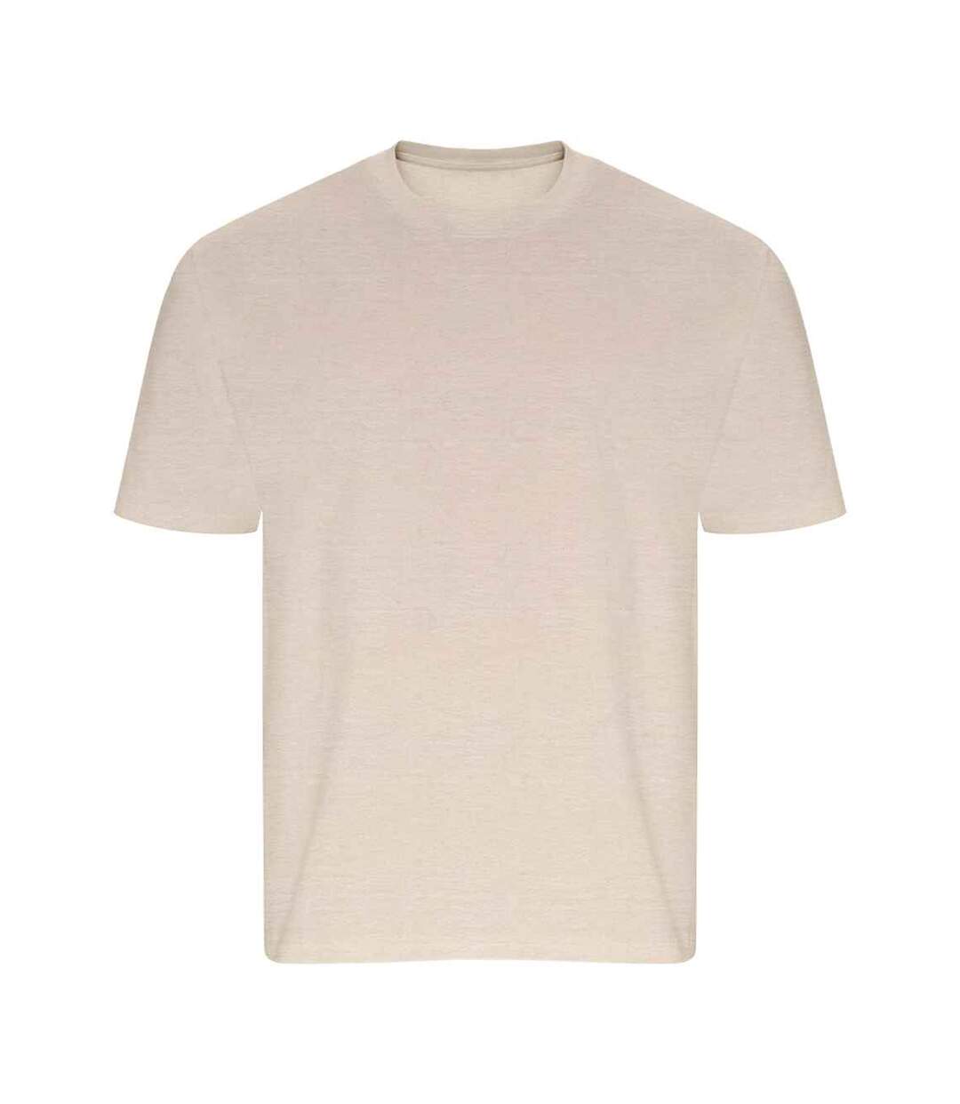 Unisex adult arrow recycled heavy oversized t-shirt stone Ecologie-1