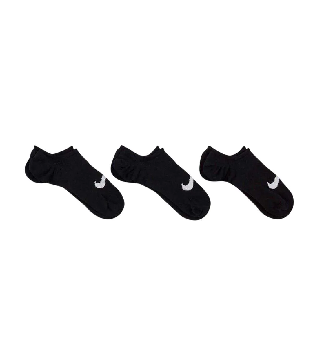 Lot De 3  Socquettes Everyday Plus Femme Noir Blanc Nike-3