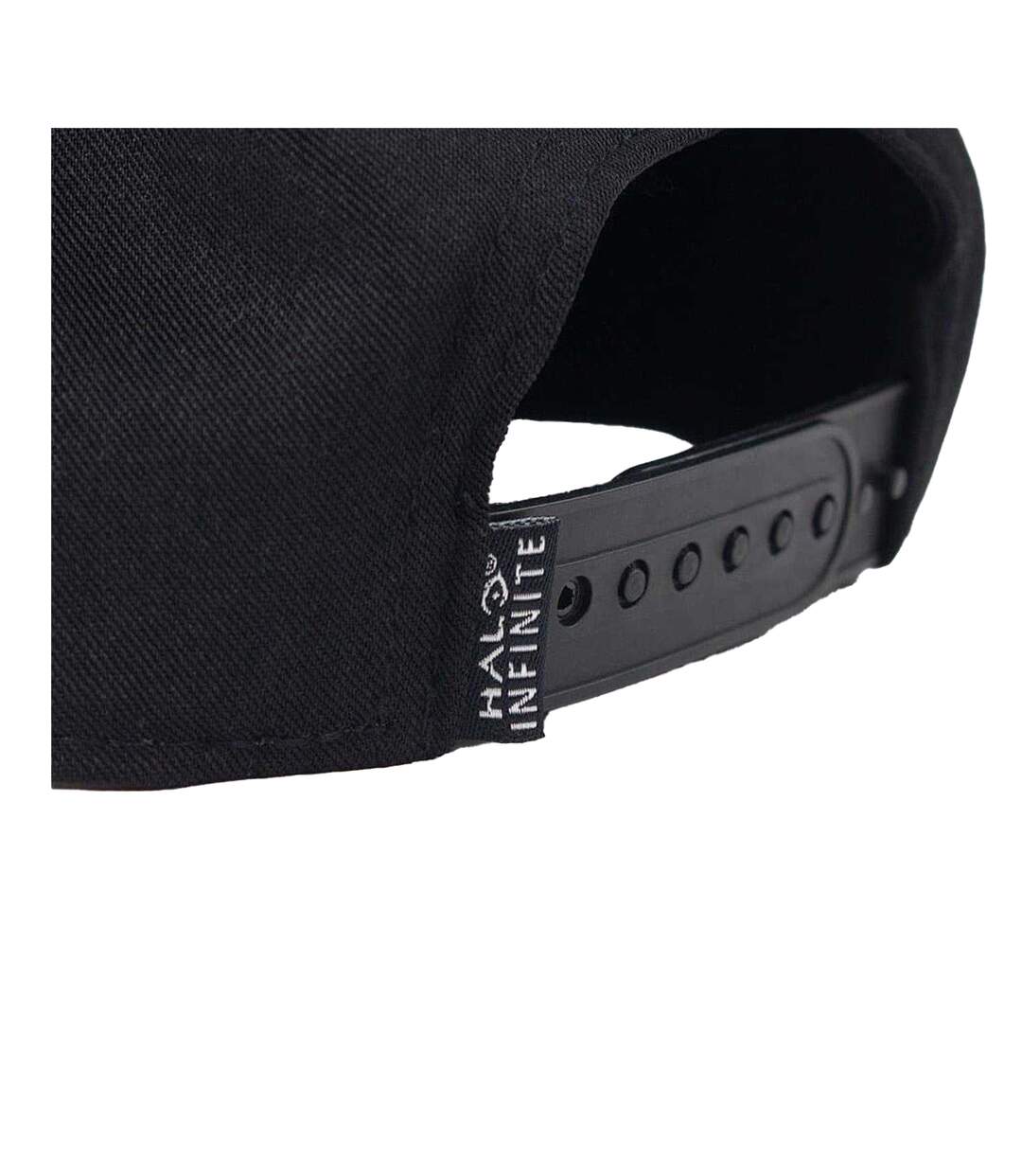 Casquette Ajustable Motif/style Logo Chromé Noir Gris Halo-4