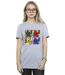Disney Femmes/Les femmes Lilo & Stitch Pop Art - T-shirt boyfriend en coton (Gris sportif) - UTBI30326-2