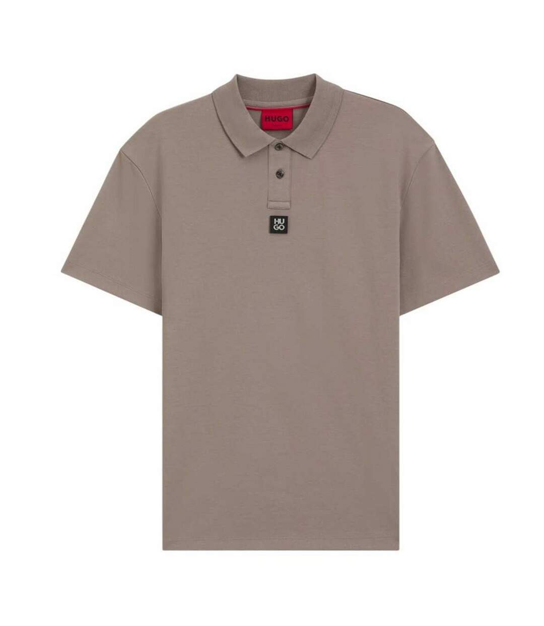 Mens Deabono Logo Polo Shirt Medium Brown Hugo-2