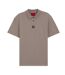 Mens Deabono Logo Polo Shirt Medium Brown Hugo-2