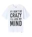 T-shirt Motif/style Lettrage If Don´t Go Crazy Homme Blanc Pretty Green-2