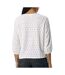 Blouse brodée blanche femme vero moda aila-2