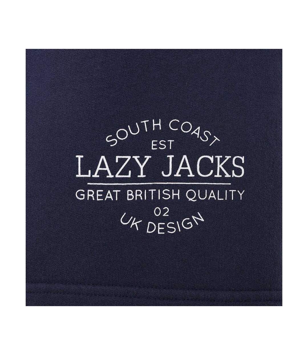 Mens Heavyweight Jersey Shorts Marine Lazy Jacks-4