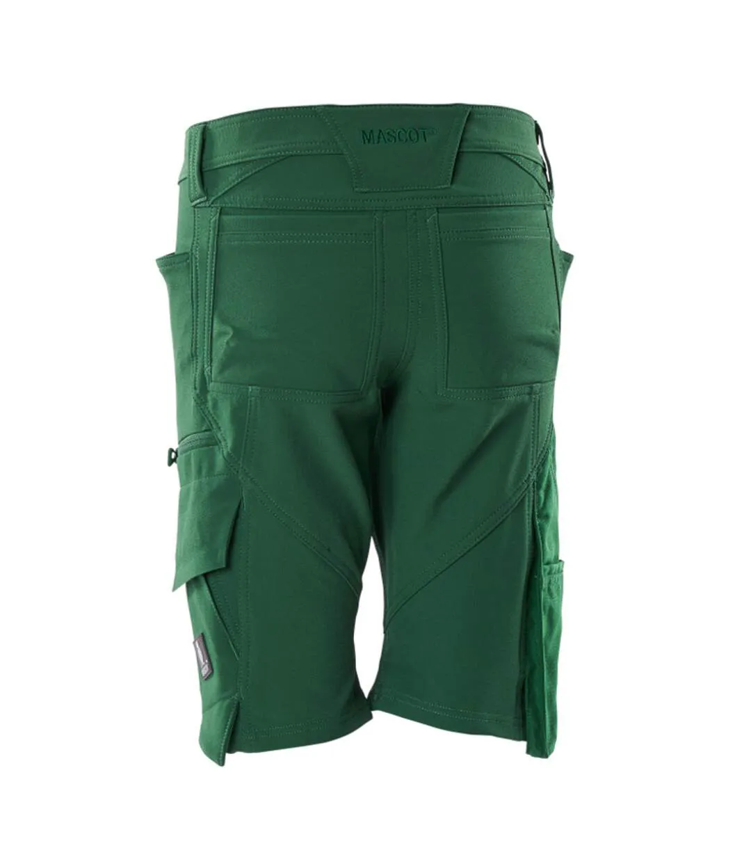 Mens Accelerate Work Shorts Green Mascot-2