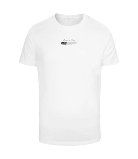 Mens Become The Change 2.0 Butterfly T-shirt Blanc Mister Tee