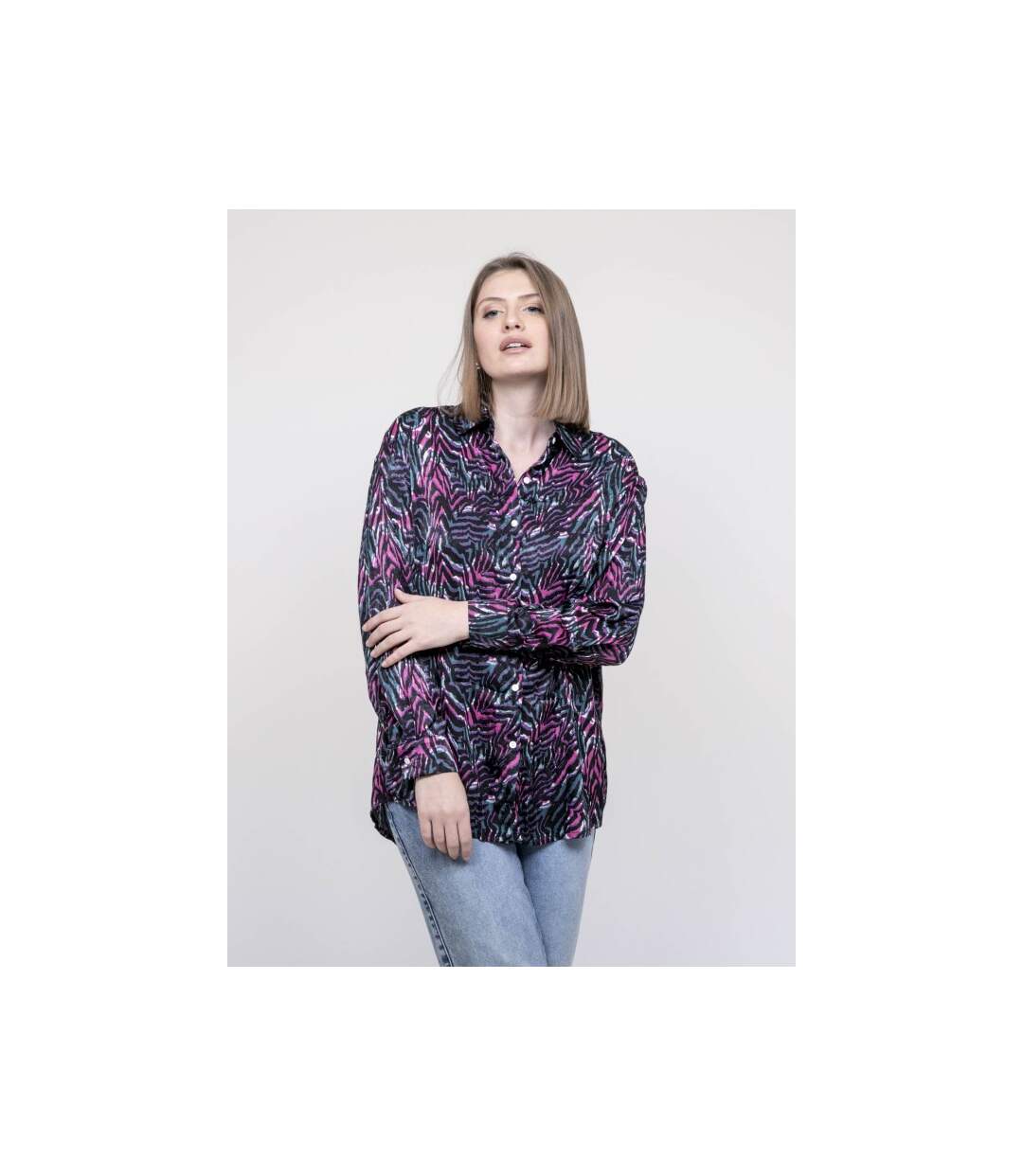 Chemise à motifs ORIANIE - Dona X Lisa-1