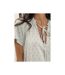 Blouse manches courtes motifs lurex FIKOL - Dona X Lisa-3
