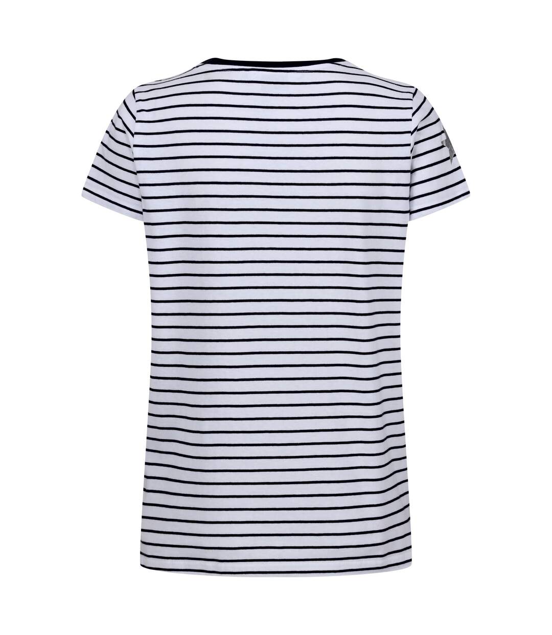 T-shirt odalis femme blanc / bleu marine Regatta