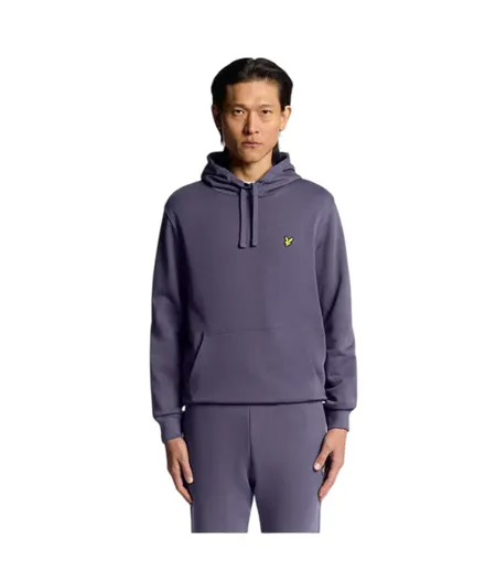 Mens Embroidered Logo Hoodie Graystone Lyle & Scott