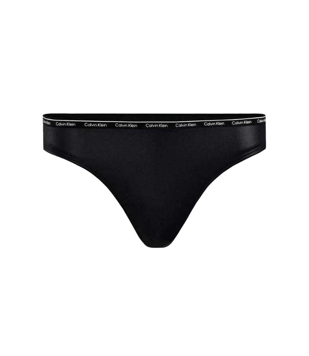 Bas De Maillot De Bain Motif/style Uni Femme Noir Calvin Klein-1