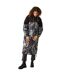 Regatta Womens/Ladies Christian Lacroix Milhaud Paint Splatter Longline Padded Jacket (Black) - UTRG9376