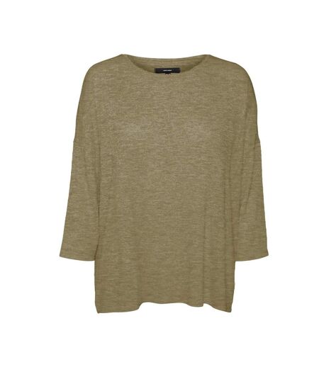 Pull vert femme vero moda brianna - l