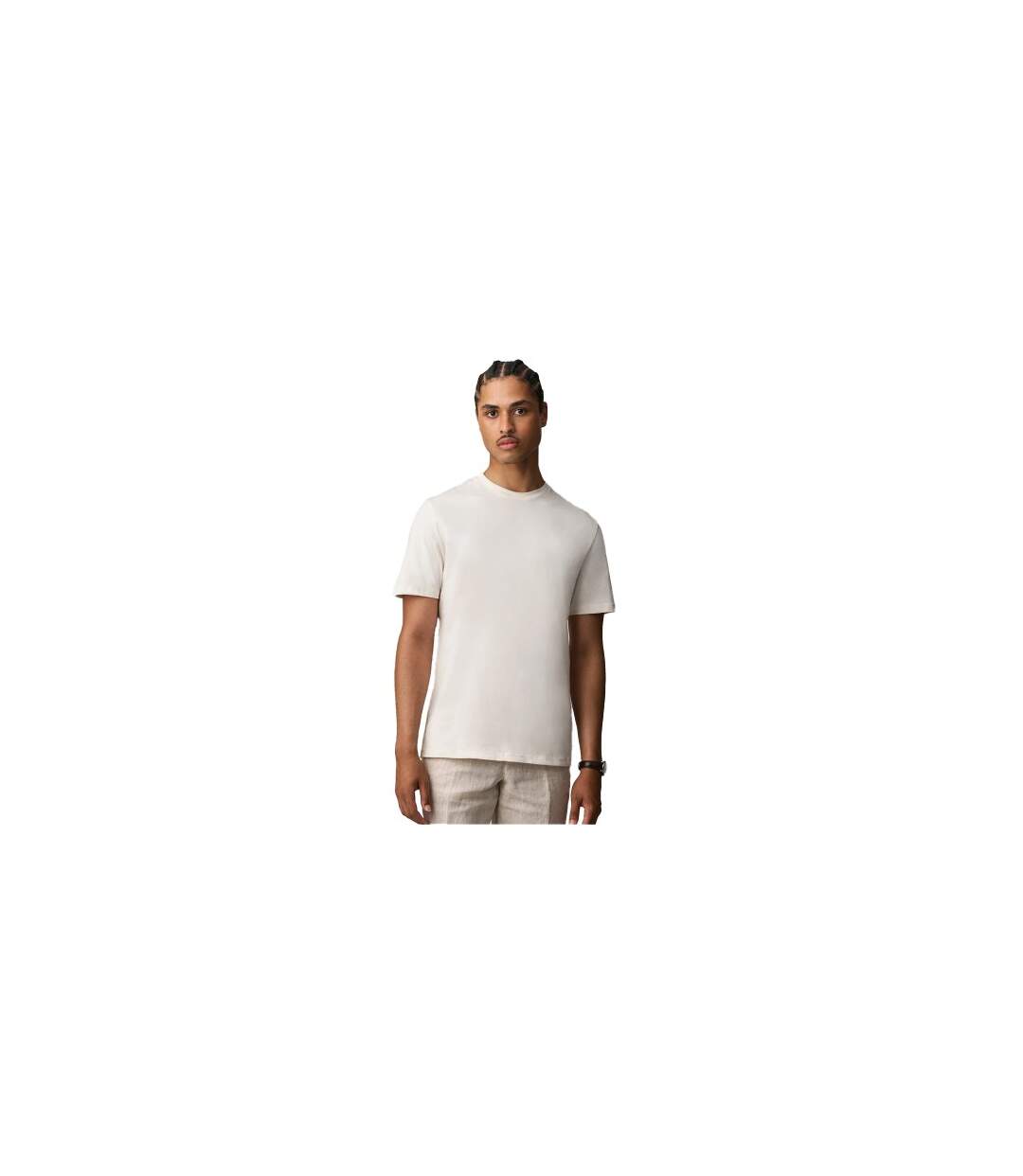 T-shirt Lyam Adulte Blanc Cassé SOLS-1