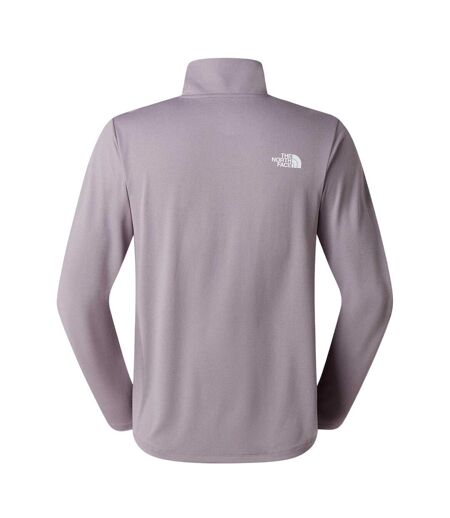 T-shirt Manches Longues Motif/style Logo Homme Gris The North Face