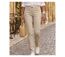 MAYFLOWER VICTORIA1 - Pantalon Femme Beige Stretch : élégance naturelle et confort absolu-1