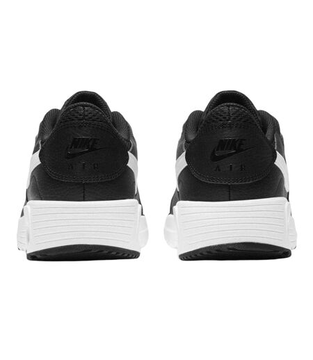 Mens Air Max Sc Leather Trainers Black White Nike
