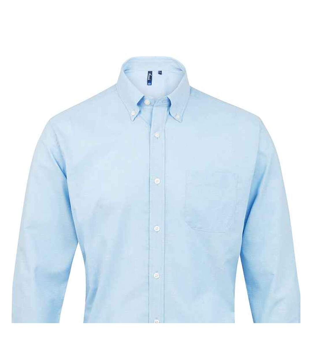 Chemise De Travail À Manches Longues Homme Bleu Clair Premier-2