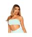 Haut Court Femme Turquoise Pâle Missy Empire-2