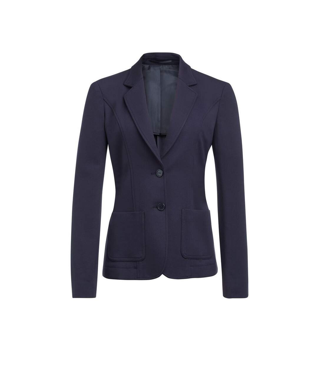 Womens/ladies libra jersey jacket navy Brook Taverner