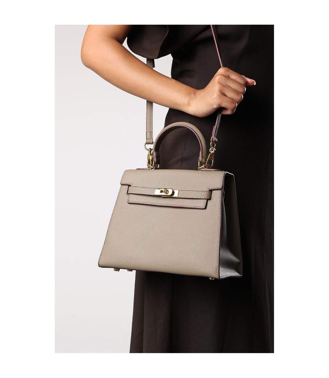 Mini Satchel One Size Beige Where´s That From-2