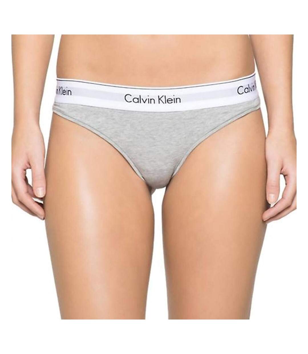 String gris femme calvin klein jeans thonggs 0000f3786e - l-2