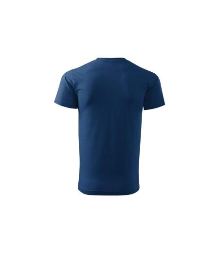 Mens Heavy New T-shirt Navy Malfini