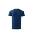 Mens Heavy New T-shirt Navy Malfini-3
