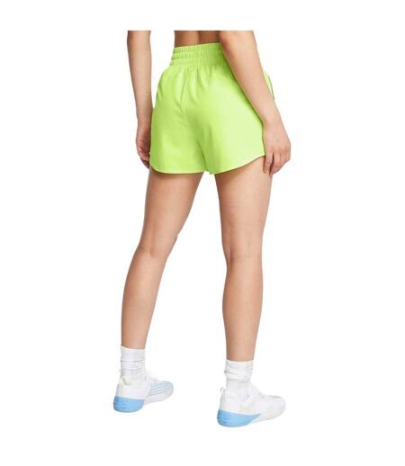 Womens/ladies Flex Woven Running Shorts Lime Green Under Armour