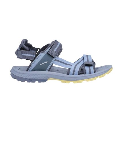 Womens/ladies sierra sandals flintstone/blue fog Hi-Tec