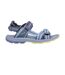 Womens/ladies sierra sandals flintstone/blue fog Hi-Tec