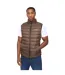 Mens Gattering Mve Quilted Gilet Brown Crosshatch-2