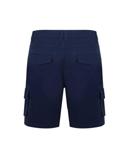 Mens Plain Cargo Shorts Navy SoulCal