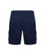 Mens Plain Cargo Shorts Navy SoulCal-2