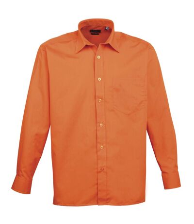 Premier - Chemise à manches longues - Homme (Orange) - UTRW1081