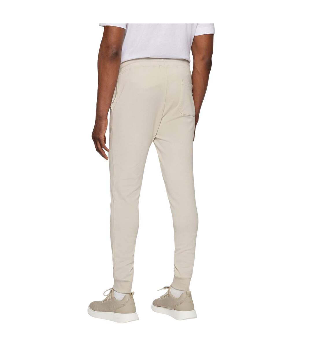 Mens Javan Tracksuit Bottoms Beige Boss-2