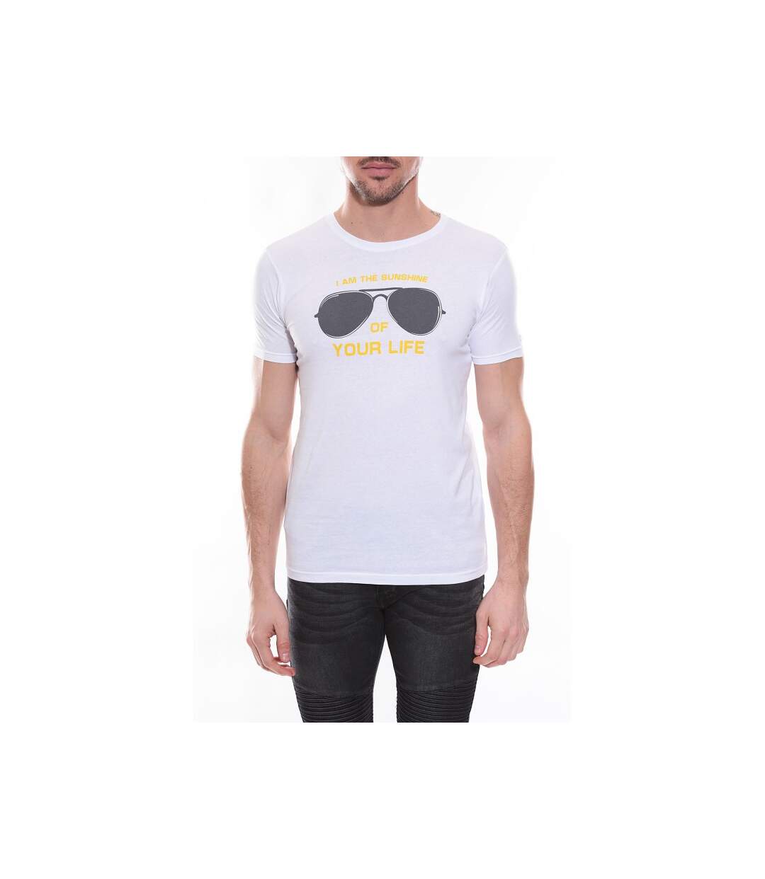 T-shirt col rond en coton NYONS