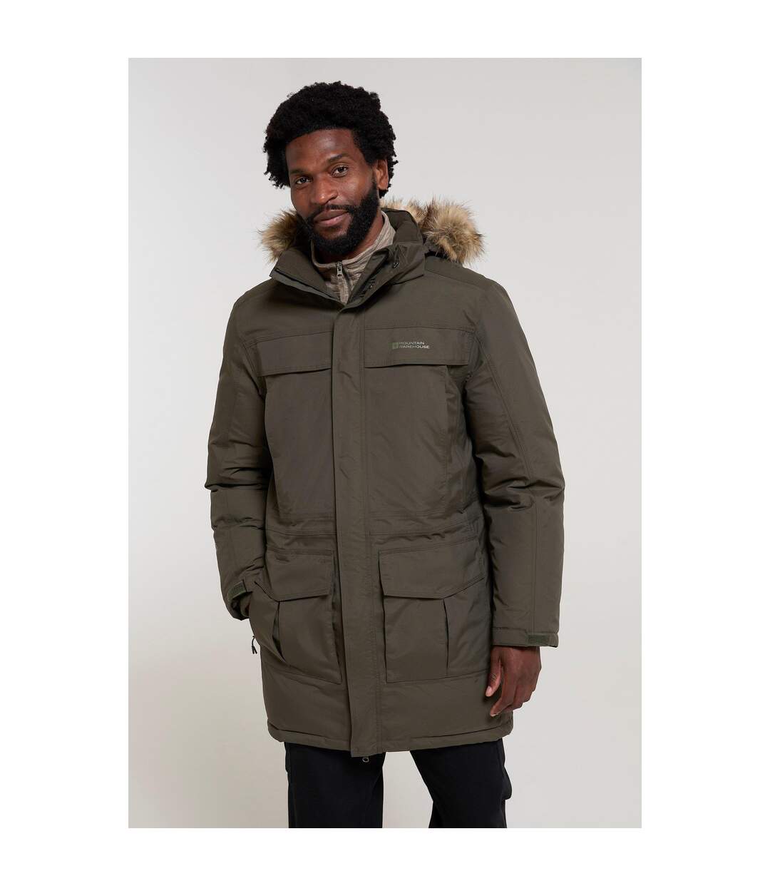 Veste imperméable antarctic extreme homme kaki foncé Mountain Warehouse Mountain Warehouse