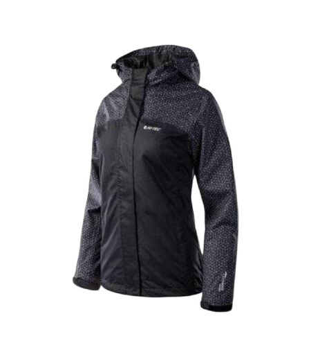 Veste Imperméable Motif/style À Motifs Monsa Femme Noir Hi-Tec