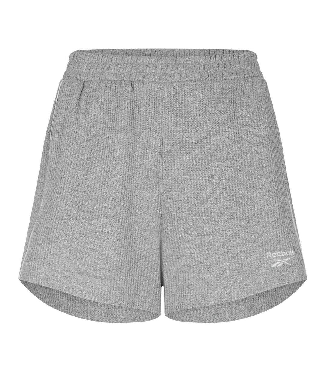 Short De Jogging Femme Gris Moyen Reebok-1