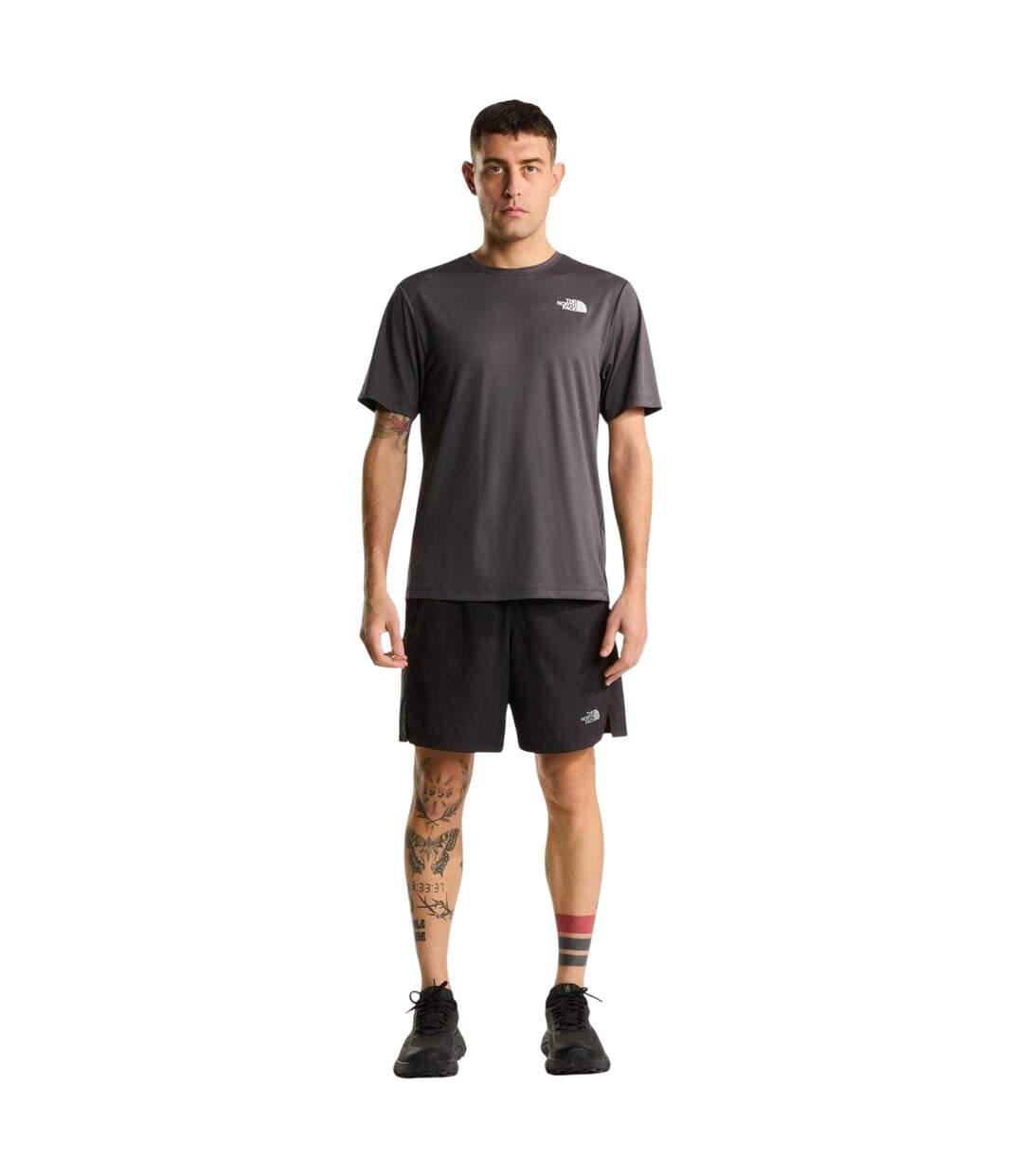 T-shirt Motif/style Logo 24/7 Homme Gris Anthracite The North Face-4