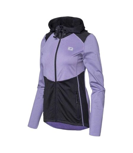 Veste À Capuche Veris Femme Violet Clair Noir IQ