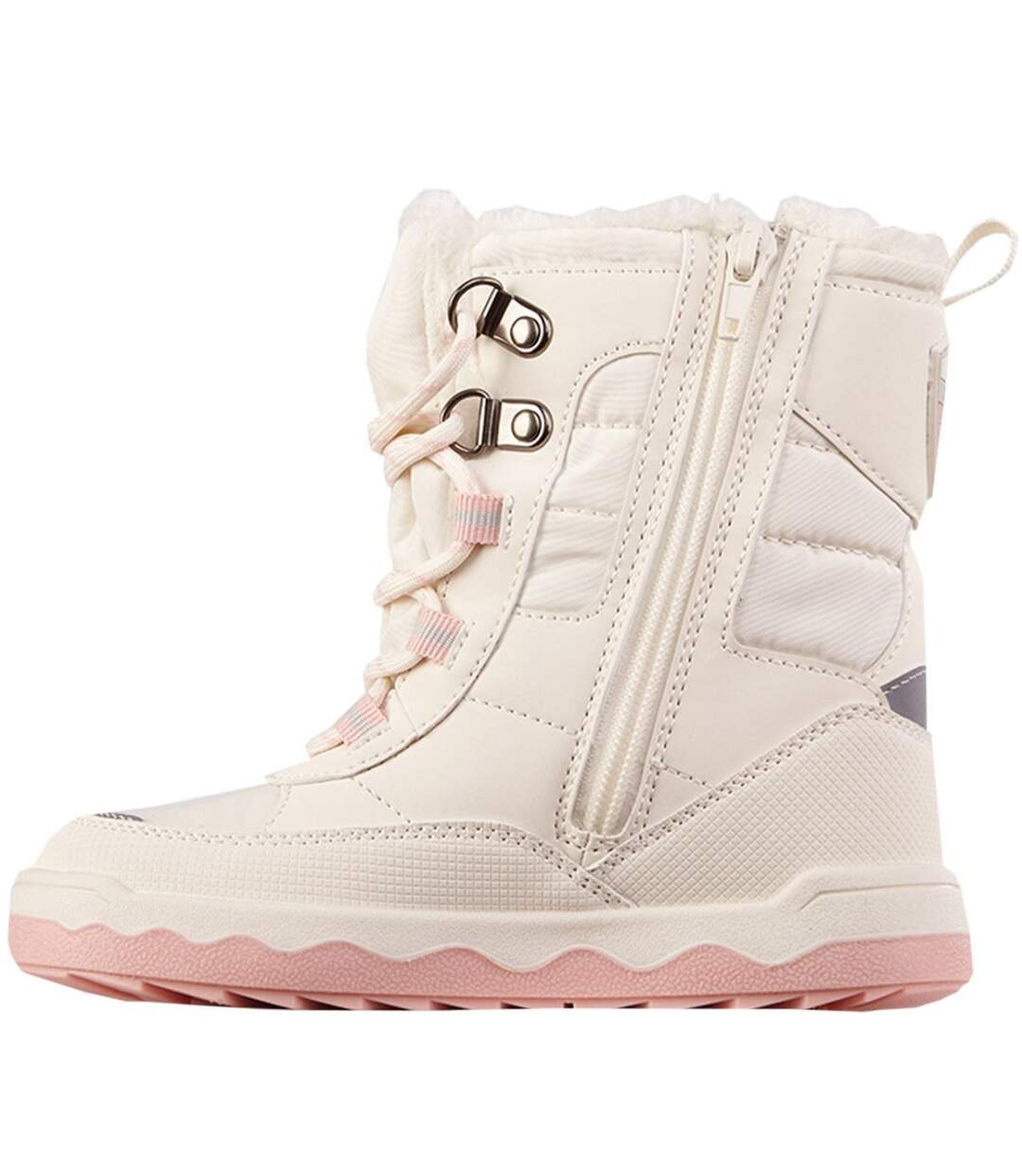 Childrens/kids Alido Ii Tex Snow Boots White Beige Kappa-3