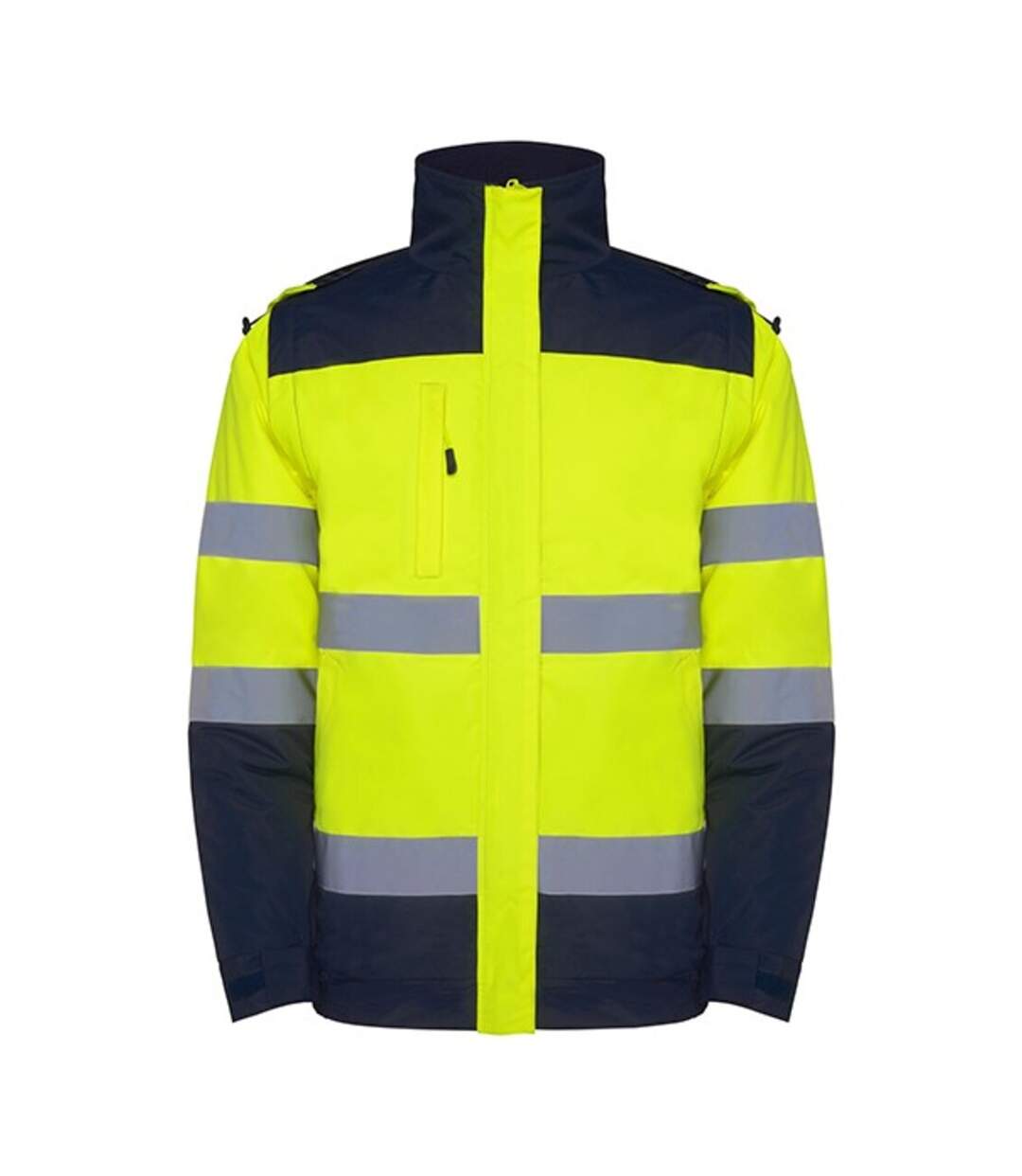 Parka Epsylon Homme Bleu Marine Jaune Fluo Roly Workwear-1