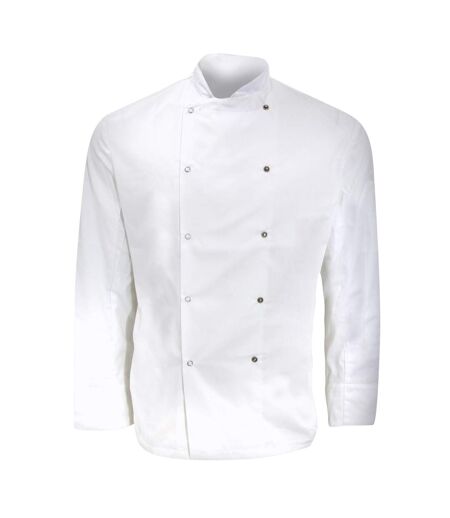 Mens Long Sleeve Chefs Jacket / Chefswear White Dennys